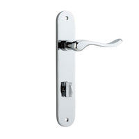 IVER STIRLING DOOR LEVER HANDLE ON OVAL BACKPLATE - CUSTOMISE TO YOUR NEEDS