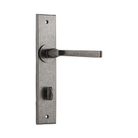 IVER ANNECY DOOR LEVER HANDLE ON CHAMFERED BACKPLATE - CUSTOMISE TO YOUR NEEDS