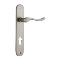 IVER STIRLING DOOR LEVER HANDLE ON OVAL BACKPLATE - CUSTOMISE TO YOUR NEEDS