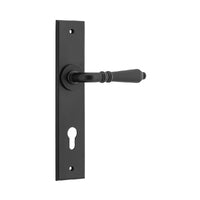 IVER SARLAT DOOR LEVER HANDLE ON CHAMFERED BACKPLATE - CUSTOMISE TO YOUR NEEDS