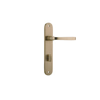 IVER ANNECY DOOR LEVER HANDLE ON OVAL BACKPLATE - CUSTOMISE TO YOUR NEEDS