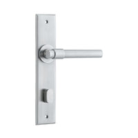 IVER HELSINKI DOOR LEVER HANDLE ON CHAMFERED BACKPLATE - CUSTOMISE TO YOUR NEEDS