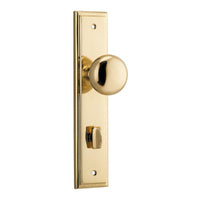 IVER CAMBRIDGE DOOR KNOB ON STEPPED BACKPLATE - CUSTOMISE TO YOUR NEEDS