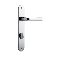 IVER ANNECY DOOR LEVER HANDLE ON OVAL BACKPLATE - CUSTOMISE TO YOUR NEEDS