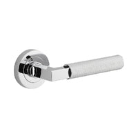 IVER BRUNSWICK DOOR LEVER HANDLE ON ROUND ROSE - CUSTOMISE TO YOUR NEEDS