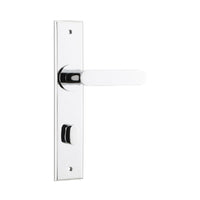 IVER BRONTE DOOR LEVER HANDLE ON CHAMFERED BACKPLATE - CUSTOMISE TO YOUR NEEDS