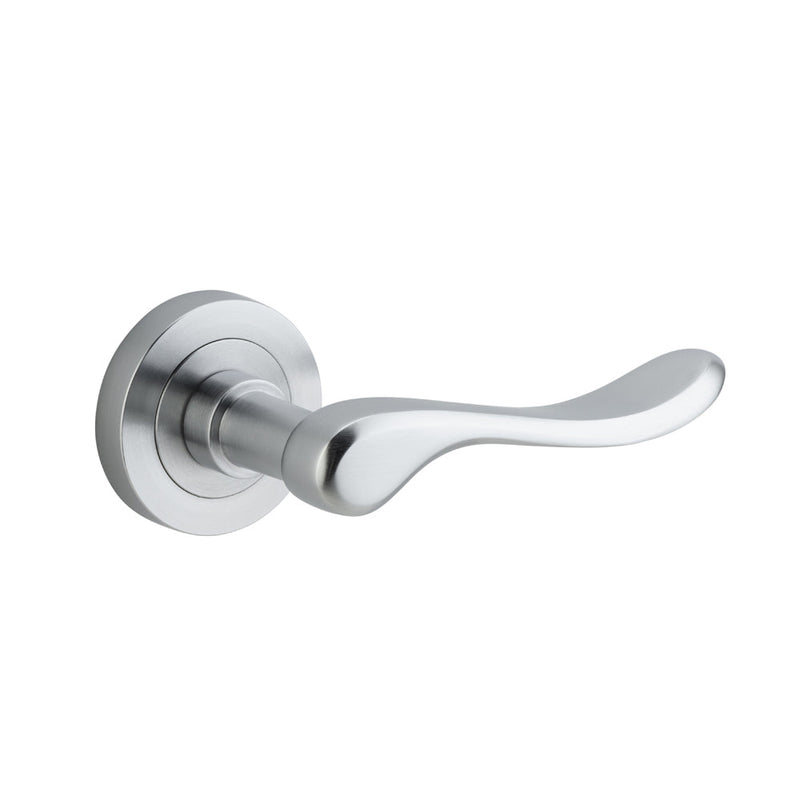 IVER STIRLING DOOR LEVER HANDLE ON ROUND ROSE - CUSTOMISE TO YOUR NEEDS