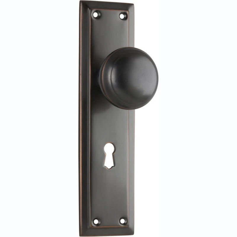 Tradco Richmond Door Knob on Long Backplate - Customise to your needs