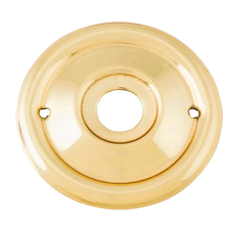 Tradco Milled Edge Mortice Knob Backplate - Available in Various Finishes and Sizes