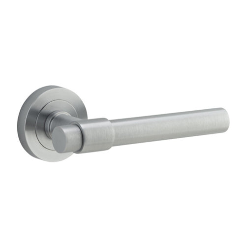 IVER HELSINKI DOOR LEVER HANDLE ON ROUND ROSE - CUSTOMISE TO YOUR NEEDS