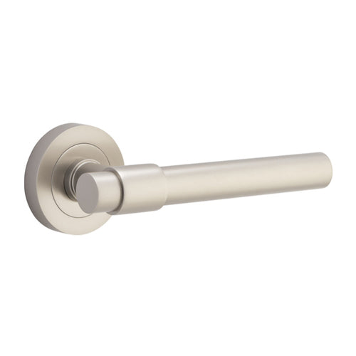 IVER HELSINKI DOOR LEVER HANDLE ON ROUND ROSE - CUSTOMISE TO YOUR NEEDS