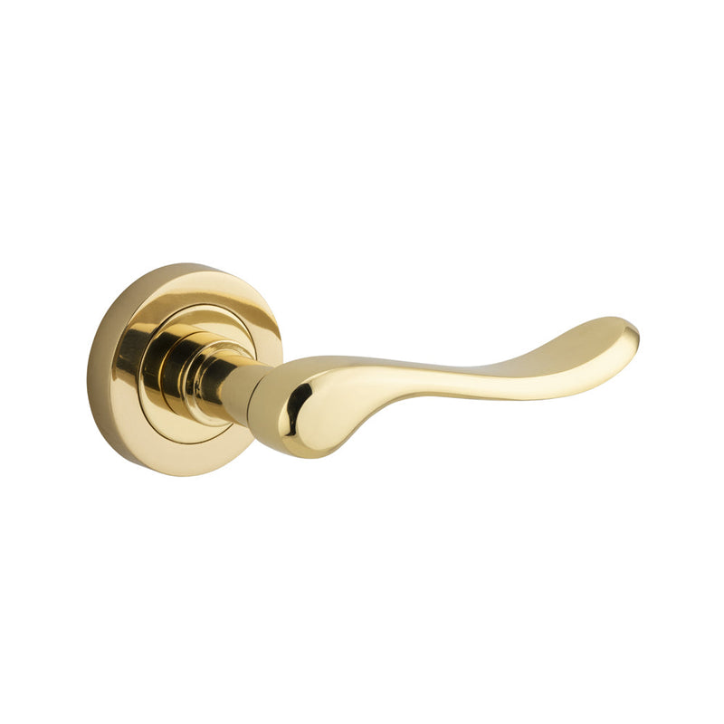 IVER STIRLING DOOR LEVER HANDLE ON ROUND ROSE - CUSTOMISE TO YOUR NEEDS