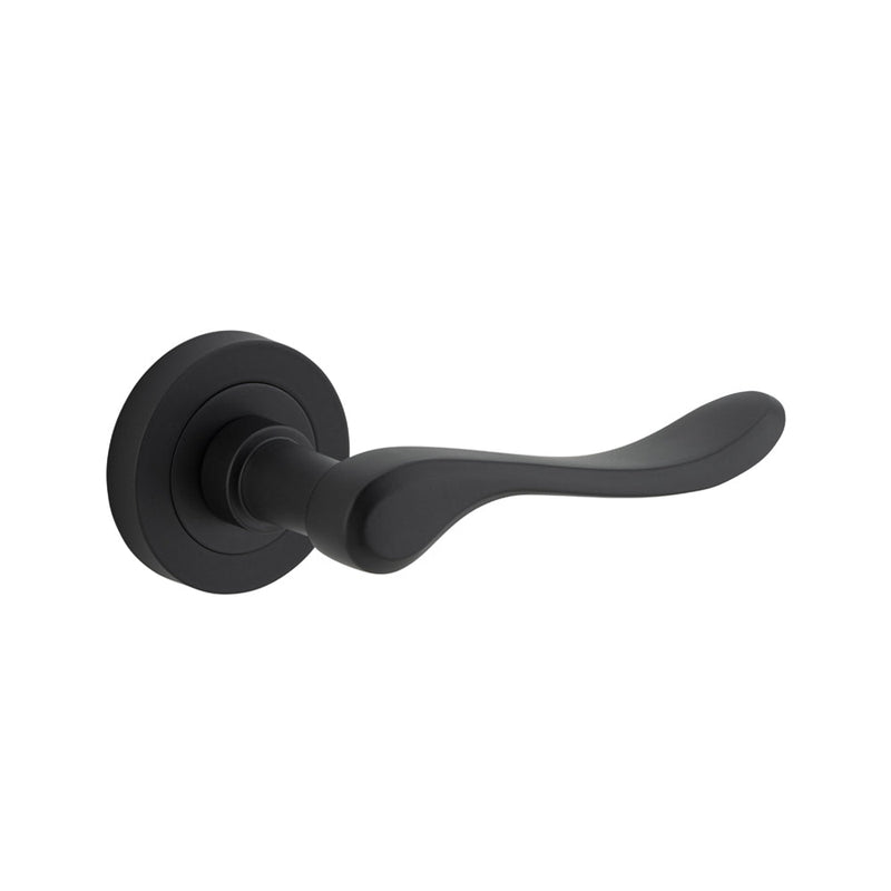 IVER STIRLING DOOR LEVER HANDLE ON ROUND ROSE - CUSTOMISE TO YOUR NEEDS