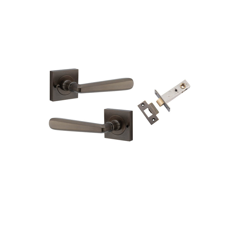 IVER COPENHAGEN DOOR LEVER HANDLE ON SQUARE ROSE - CUSTOMISE TO YOUR NEEDS