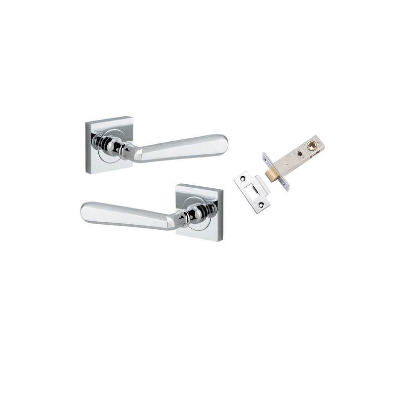 IVER COPENHAGEN DOOR LEVER HANDLE ON SQUARE ROSE - CUSTOMISE TO YOUR NEEDS