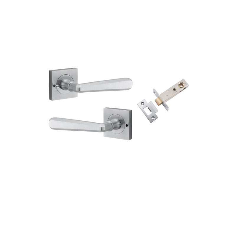 IVER COPENHAGEN DOOR LEVER HANDLE ON SQUARE ROSE - CUSTOMISE TO YOUR NEEDS