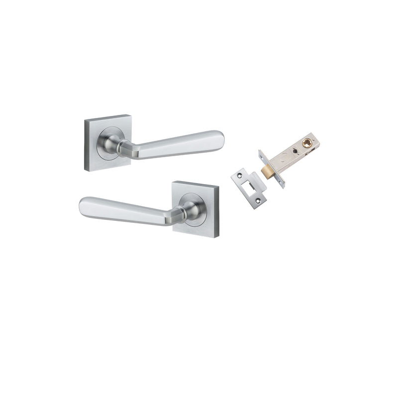 IVER COPENHAGEN DOOR LEVER HANDLE ON SQUARE ROSE - CUSTOMISE TO YOUR NEEDS