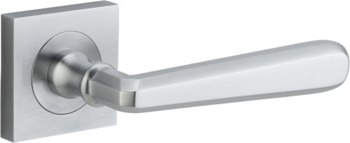 IVER COPENHAGEN DOOR LEVER HANDLE ON SQUARE ROSE - CUSTOMISE TO YOUR NEEDS