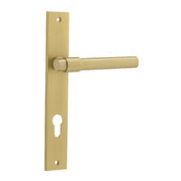 IVER HELSINKI DOOR LEVER HANDLE ON RECTANGULAR BACKPLATE - CUSTOMISE TO YOUR NEEDS