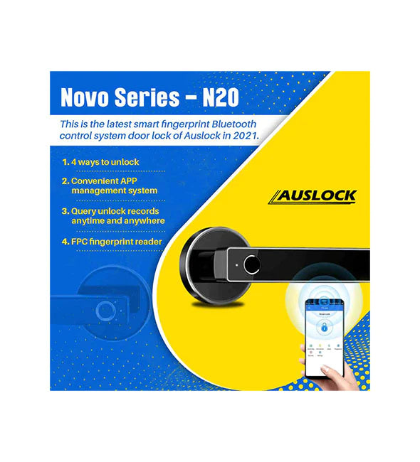 AUSLOK DIGITAL LOCK Novo Series – Smart Door Handle