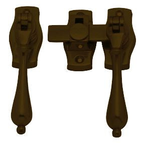 Superior Brass French Door Fastener (3063) ATQ 36mm