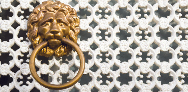 Superior Brass Lion Ring Pull ATQ 60mm