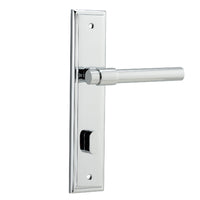 IVER HELSINKI DOOR LEVER HANDLE ON STEPPED BACKPLATE - CUSTOMISE TO YOUR NEEDS