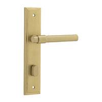 IVER HELSINKI DOOR LEVER HANDLE ON STEPPED BACKPLATE - CUSTOMISE TO YOUR NEEDS