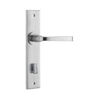 IVER ANNECY DOOR LEVER HANDLE ON CHAMFERED BACKPLATE - CUSTOMISE TO YOUR NEEDS