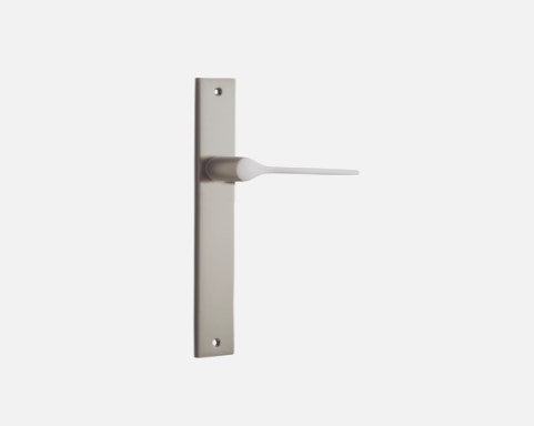 IVER COMO DOOR LEVER HANDLE ON RECTANGULAR BACKPLATE - CUSTOMISE TO YOUR NEEDS