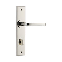 IVER ANNECY DOOR LEVER HANDLE ON CHAMFERED BACKPLATE - CUSTOMISE TO YOUR NEEDS