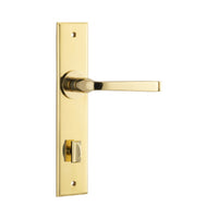 IVER ANNECY DOOR LEVER HANDLE ON CHAMFERED BACKPLATE - CUSTOMISE TO YOUR NEEDS