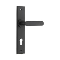 IVER BRONTE DOOR LEVER HANDLE ON CHAMFERED BACKPLATE - CUSTOMISE TO YOUR NEEDS