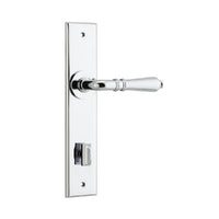 IVER SARLAT DOOR LEVER HANDLE ON CHAMFERED BACKPLATE - CUSTOMISE TO YOUR NEEDS