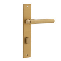 IVER HELSINKI DOOR LEVER HANDLE ON RECTANGULAR BACKPLATE - CUSTOMISE TO YOUR NEEDS