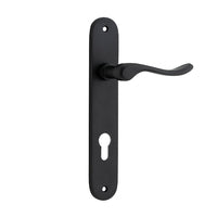 IVER STIRLING DOOR LEVER HANDLE ON OVAL BACKPLATE - CUSTOMISE TO YOUR NEEDS