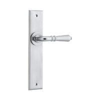 IVER SARLAT DOOR LEVER HANDLE ON CHAMFERED BACKPLATE - CUSTOMISE TO YOUR NEEDS