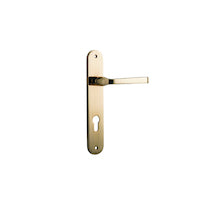 IVER ANNECY DOOR LEVER HANDLE ON OVAL BACKPLATE - CUSTOMISE TO YOUR NEEDS