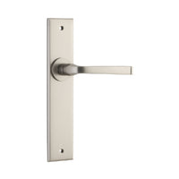 IVER ANNECY DOOR LEVER HANDLE ON CHAMFERED BACKPLATE - CUSTOMISE TO YOUR NEEDS