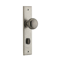 IVER CAMBRIDGE DOOR KNOB ON CHAMFERED BACKPLATE - CUSTOMISE TO YOUR NEEDS