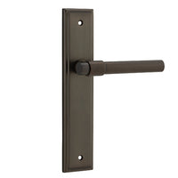 IVER HELSINKI DOOR LEVER HANDLE ON STEPPED BACKPLATE - CUSTOMISE TO YOUR NEEDS