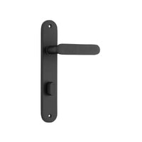 IVER BRONTE DOOR LEVER HANDLE ON OVAL BACKPLATE - CUSTOMISE TO YOUR NEEDS