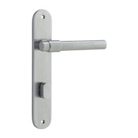 IVER HELSINKI DOOR LEVER HANDLE ON OVAL BACKPLATE - CUSTOMISE TO YOUR NEEDS