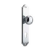 IVER PADDINGTON DOOR KNOB ON SHOULDERED BACKPLATE - CUSTOMISE TO YOUR NEEDS