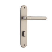 IVER HELSINKI DOOR LEVER HANDLE ON OVAL BACKPLATE - CUSTOMISE TO YOUR NEEDS