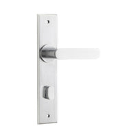 IVER BRONTE DOOR LEVER HANDLE ON CHAMFERED BACKPLATE - CUSTOMISE TO YOUR NEEDS