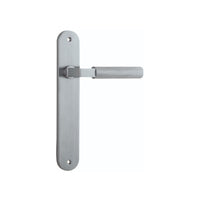 IVER BRUNSWICK DOOR LEVER HANDLE ON OVAL BACKPLATE - CUSTOMISE TO YOUR NEEDS