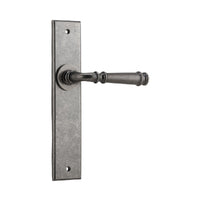 IVER VERONA DOOR LEVER HANDLE ON CHAMFERED BACKPLATE - CUSTOMISE TO YOUR NEEDS