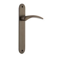 IVER OXFORD DOOR LEVER HANDLE ON OVAL BACKPLATE - CUSTOMISE TO YOUR NEEDS