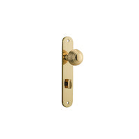 IVER GUILDFORD DOOR KNOB ON OVAL BACKPLATE - CUSTOMISE TO YOUR NEEDS